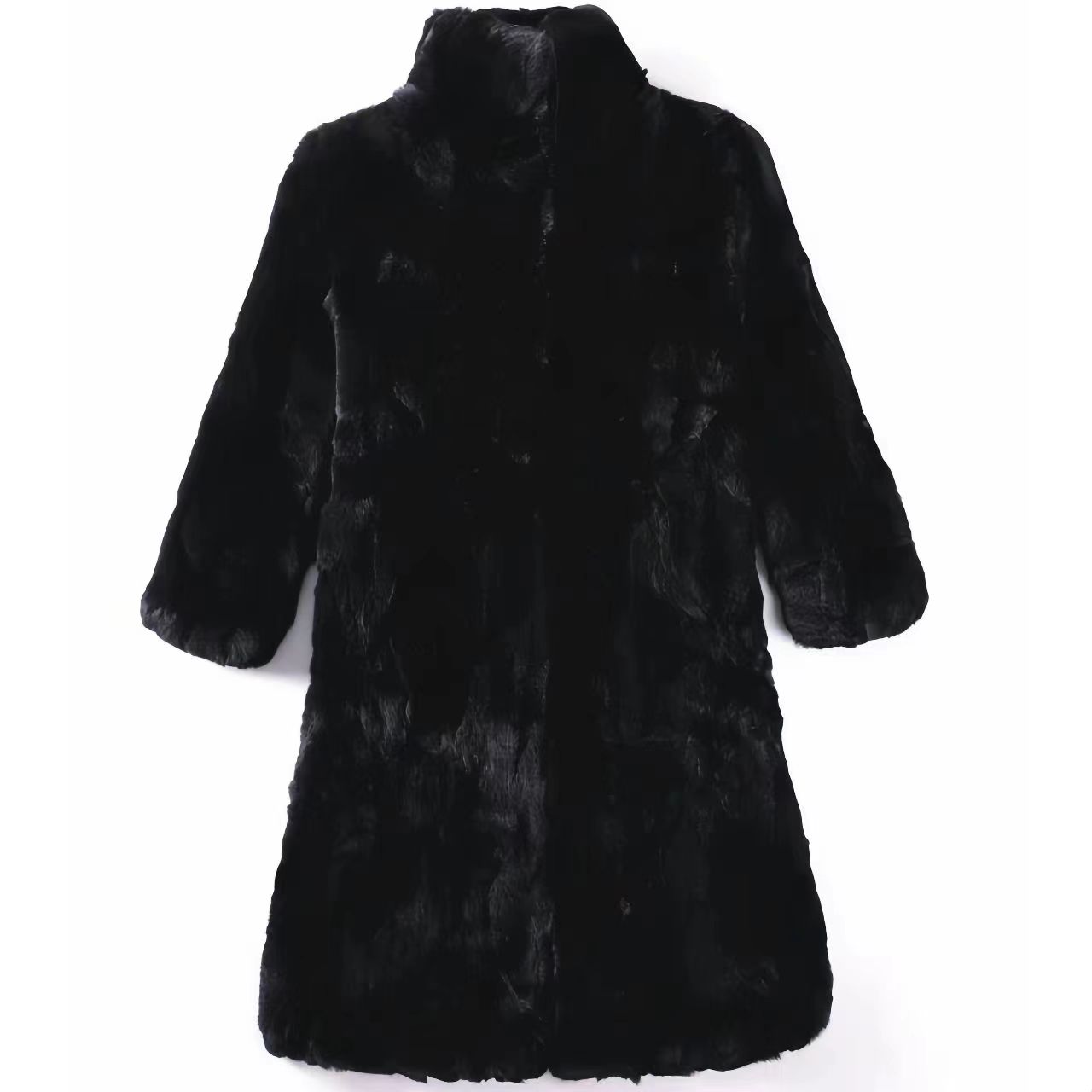 Real Rex Rabbit Fur Coat for W - Quality Winter Clothing Jacket reseña y precio
