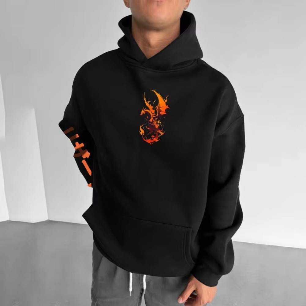 Pokemon Hoodie Charizard Print - Winter Clothing In Japan reseña y precio