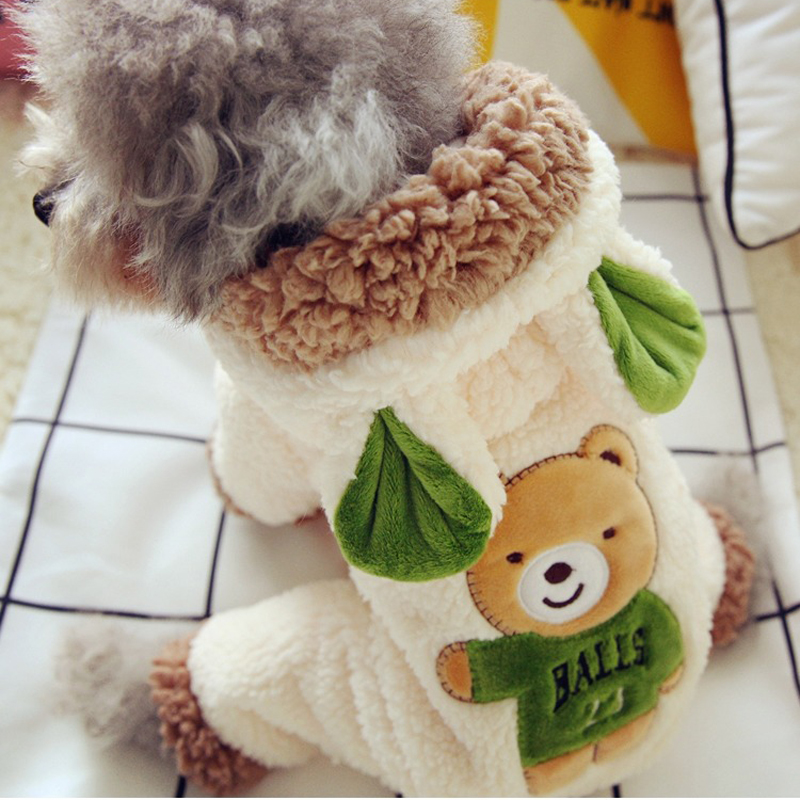 New Funny Dog Costume Cute Bea - Winter Clothing Baby reseña y precio